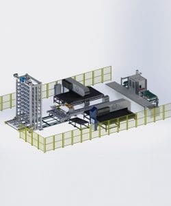 Automatic Loading and Unloading System for CNC Punch Machine