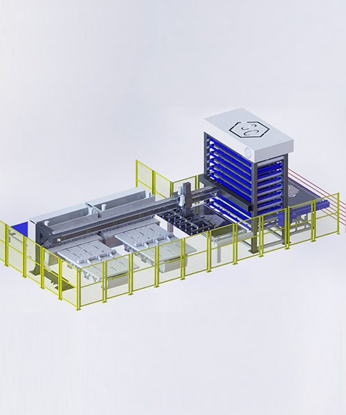 Automatic Loading and Unloading System for Plate Shearing Machine